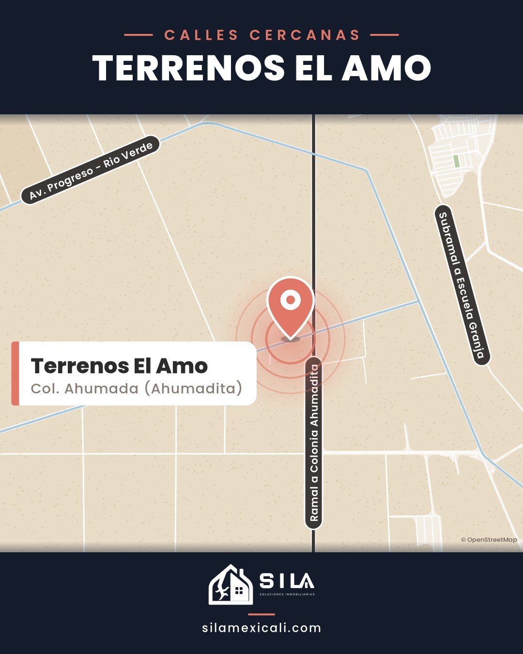 Mapa de calles cercanas
