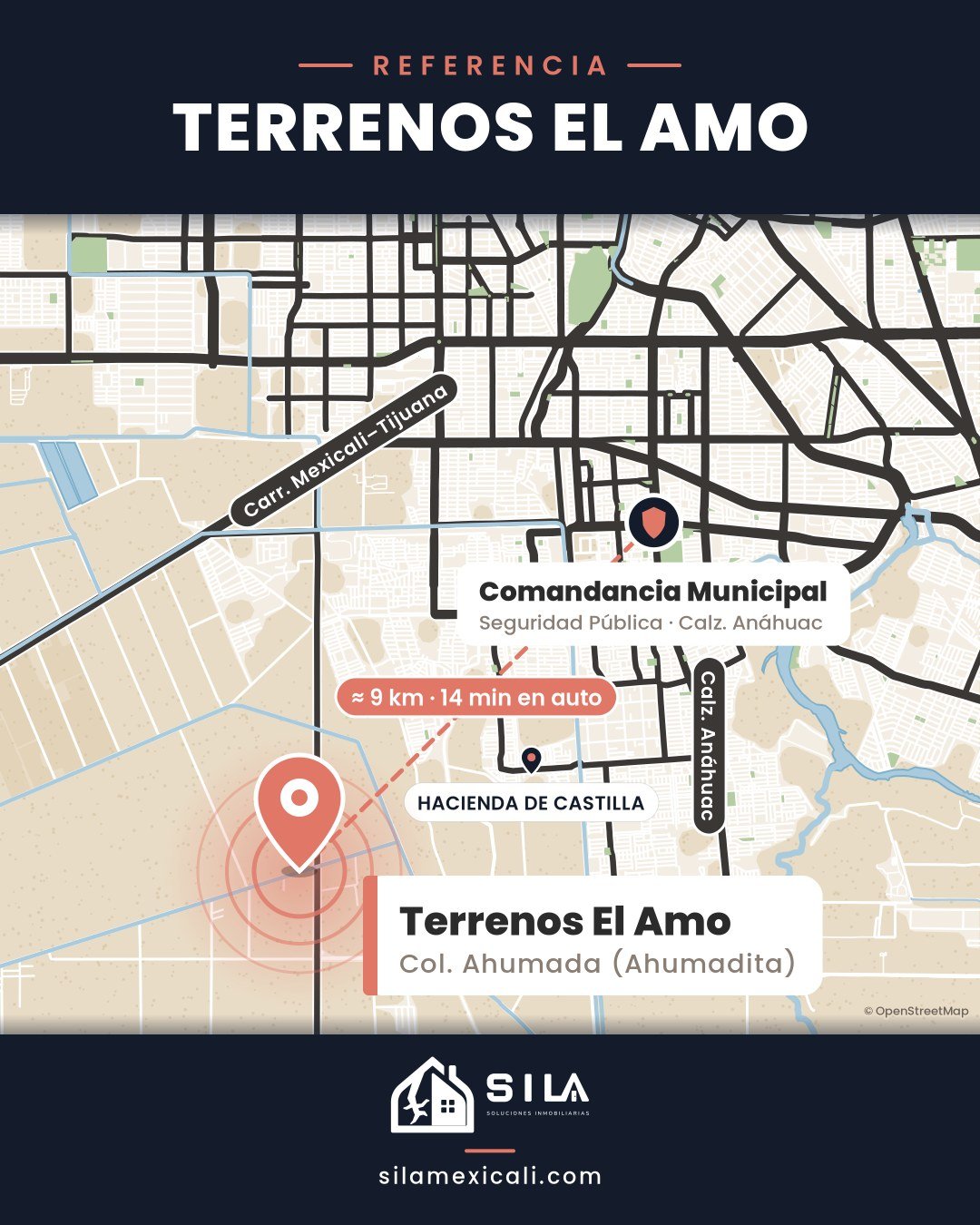 Mapa referencia Calz. Anáhuac
